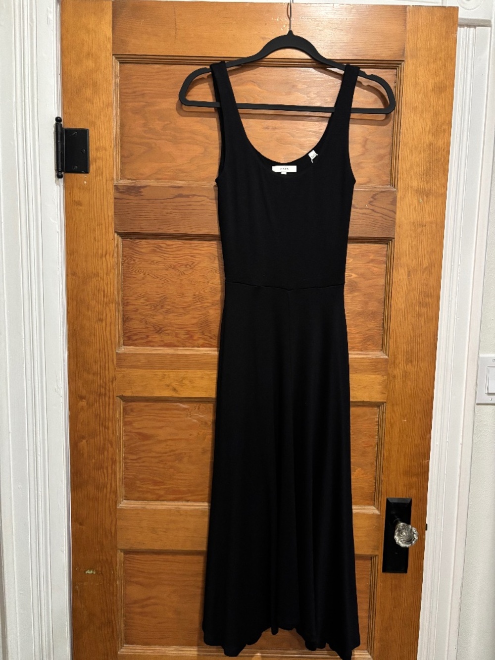 VINCE CLASSIC BLACK KNIT DRESS SIZE XS